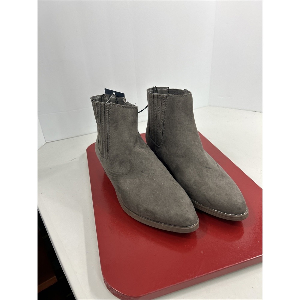 Universal Thread Women's Ankle Booties US Size 6.5W Shoes Dark Gray New W/ Tags